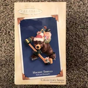 Hallmark keepsake “hockey thrills” collectors